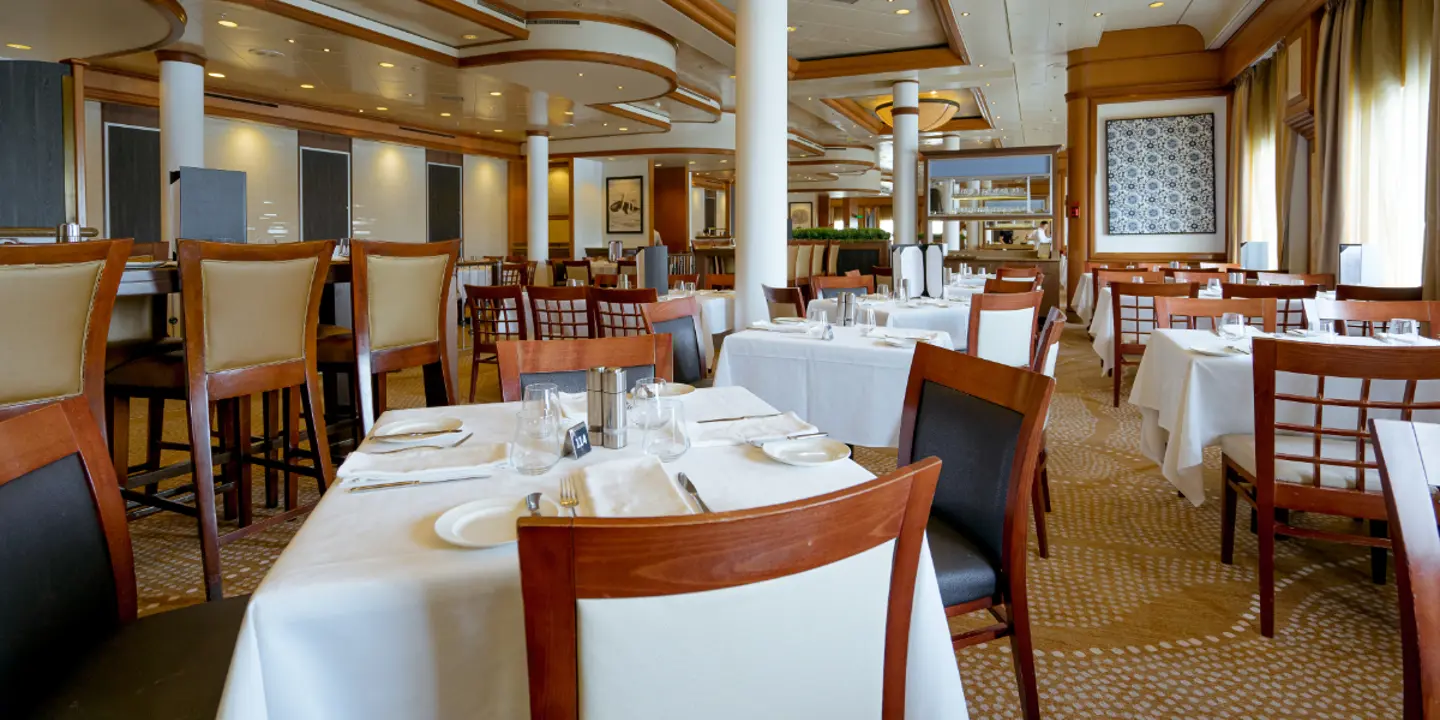 Dining room on board ambience